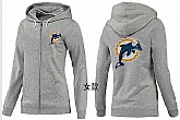 Womens Miami Dolphins Team Logo 2015 Full Zip Hoodie-44,baseball caps,new era cap wholesale,wholesale hats
