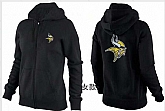 Womens Minnesota Vikings Team Logo 2015 Full Zip Hoodie-33,baseball caps,new era cap wholesale,wholesale hats