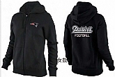 Womens New England Patriots Team Logo 2015 Full Zip Hoodie-32,baseball caps,new era cap wholesale,wholesale hats