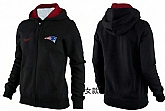 Womens New England Patriots Team Logo 2015 Full Zip Hoodie-61,baseball caps,new era cap wholesale,wholesale hats