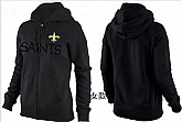 Womens New Orleans Saints Team Logo 2015 Full Zip Hoodie-12,baseball caps,new era cap wholesale,wholesale hats