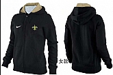 Womens New Orleans Saints Team Logo 2015 Full Zip Hoodie-65,baseball caps,new era cap wholesale,wholesale hats