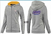 Womens New York Giants Team Logo 2015 Full Zip Hoodie-49,baseball caps,new era cap wholesale,wholesale hats