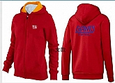 Womens New York Giants Team Logo 2015 Full Zip Hoodie-58,baseball caps,new era cap wholesale,wholesale hats
