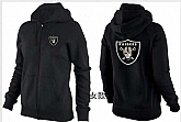 Womens Oakland Raiders Team Logo 2015 Full Zip Hoodie-33,baseball caps,new era cap wholesale,wholesale hats