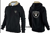 Womens Oakland Raiders Team Logo 2015 Full Zip Hoodie-38,baseball caps,new era cap wholesale,wholesale hats