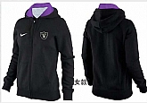Womens Oakland Raiders Team Logo 2015 Full Zip Hoodie-64,baseball caps,new era cap wholesale,wholesale hats