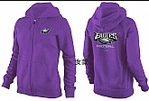 Womens Philadelphia Eagles Team Logo 2015 Full Zip Hoodie-13,baseball caps,new era cap wholesale,wholesale hats