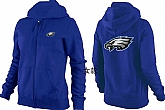Womens Philadelphia Eagles Team Logo 2015 Full Zip Hoodie-20,baseball caps,new era cap wholesale,wholesale hats