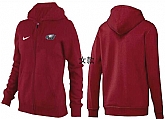 Womens Philadelphia Eagles Team Logo 2015 Full Zip Hoodie-52,baseball caps,new era cap wholesale,wholesale hats