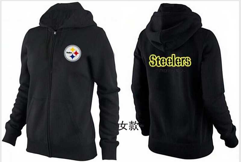 Womens Pittsburgh Steelers Team Logo 2015 Full Zip Hoodie-40,We sell and wholesale Womens Pittsburgh Steelers Team Logo 2015 Full Zip Hoodie-40 on line form chian!