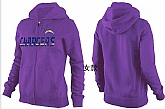 Womens San Diego Chargers Team Logo 2015 Full Zip Hoodie-13,baseball caps,new era cap wholesale,wholesale hats
