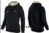 Womens San Diego Chargers Team Logo 2015 Full Zip Hoodie-67,baseball caps,new era cap wholesale,wholesale hats