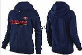 Womens San Francisco 49ers Team Logo 2015 Full Zip Hoodie-11,baseball caps,new era cap wholesale,wholesale hats
