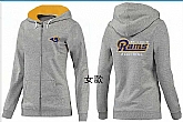 Womens St. Louis Rams Team Logo 2015 Full Zip Hoodie-44,baseball caps,new era cap wholesale,wholesale hats