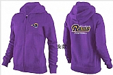 Womens St. Louis Rams Team Logo 2015 Full Zip Hoodie-49,baseball caps,new era cap wholesale,wholesale hats