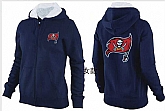 Womens Tampa Bay Buccaneers Team Logo 2015 Full Zip Hoodie-44,baseball caps,new era cap wholesale,wholesale hats