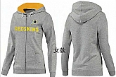 Womens Washington Redskins Team Logo 2015 Full Zip Hoodie-18,baseball caps,new era cap wholesale,wholesale hats