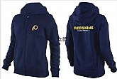Womens Washington Redskins Team Logo 2015 Full Zip Hoodie-49,baseball caps,new era cap wholesale,wholesale hats
