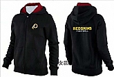Womens Washington Redskins Team Logo 2015 Full Zip Hoodie-58,baseball caps,new era cap wholesale,wholesale hats