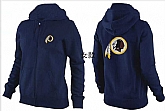 Womens Washington Redskins Team Logo 2015 Full Zip Hoodie-66,baseball caps,new era cap wholesale,wholesale hats