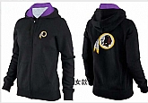 Womens Washington Redskins Team Logo 2015 Full Zip Hoodie-69,baseball caps,new era cap wholesale,wholesale hats