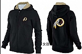 Womens Washington Redskins Team Logo 2015 Full Zip Hoodie-70,baseball caps,new era cap wholesale,wholesale hats