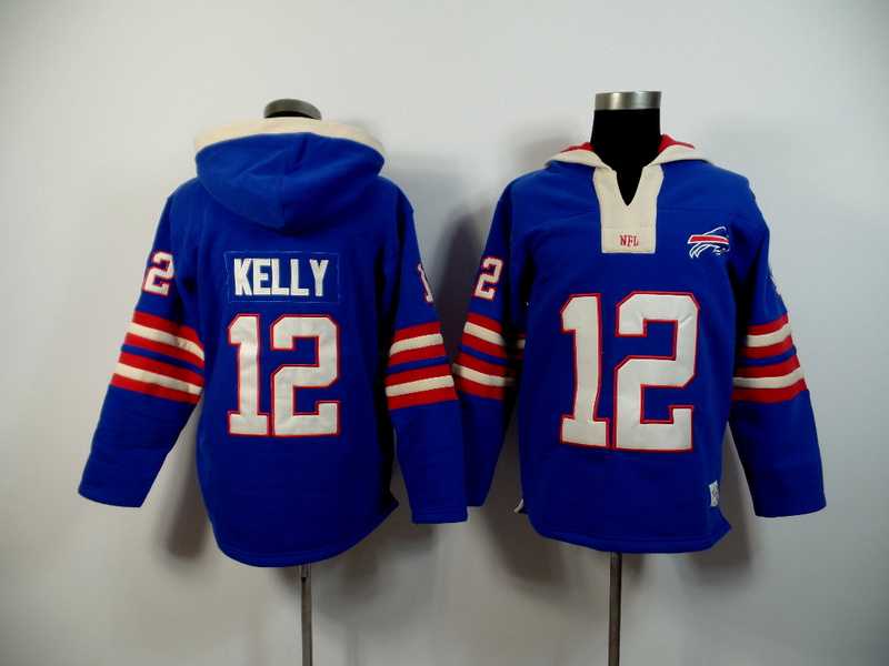 Buffalo Bills #12 Jim Kelly Blue 2015 New Stitched Hoodie,We sell and wholesale Buffalo Bills #12 Jim Kelly Blue 2015 New Stitched Hoodie on line form chian!