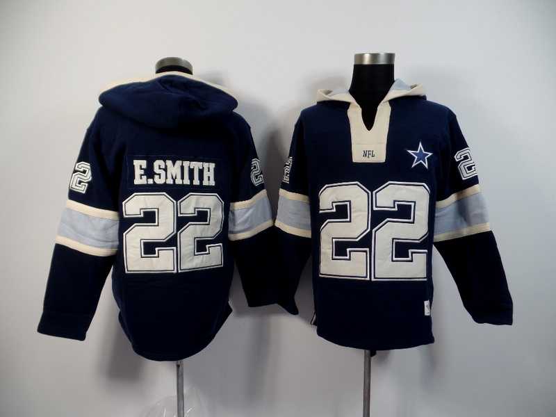 Dallas Cowboys #22 Emmitt Smith Dark Blue 2015 New Stitched Hoodie,We sell and wholesale Dallas Cowboys #22 Emmitt Smith Dark Blue 2015 New Stitched Hoodie on line form chian!