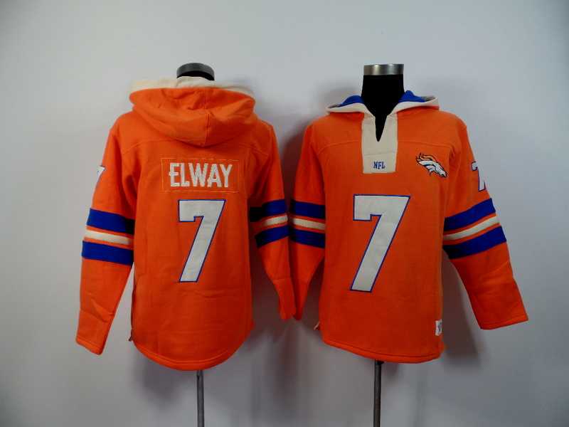 Denver Broncos #7 John Elway Orange 2015 New Stitched Hoodie,We sell and wholesale Denver Broncos #7 John Elway Orange 2015 New Stitched Hoodie on line form chian!