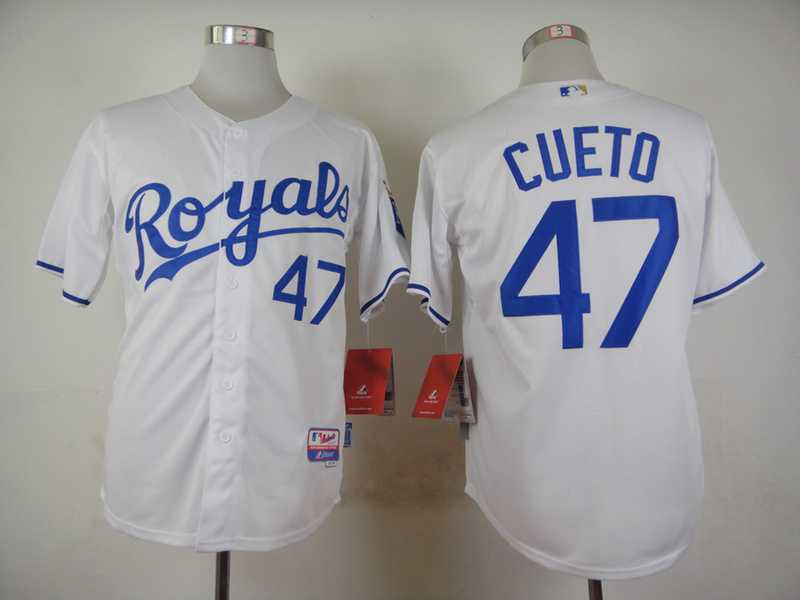 Kansas City Royals #47 Cueto White Cool Base Jerseys,We sell and wholesale Kansas City Royals #47 Cueto White Cool Base Jerseys on line form chian!