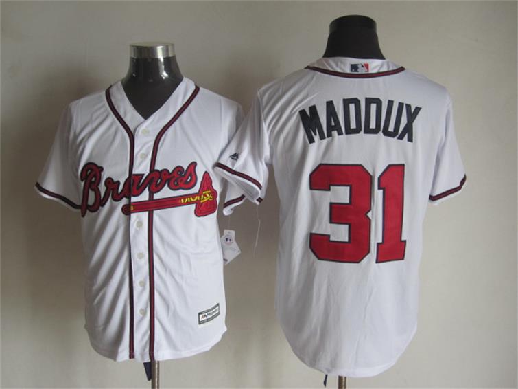 Majestic Atlanta Braves #31 Maddux White MLB Stitched Jerseys,We sell and wholesale Majestic Atlanta Braves #31 Maddux White MLB Stitched Jerseys on line form chian!