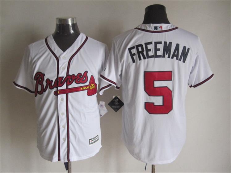 Majestic Atlanta Braves #5 Freddie Freeman White MLB Stitched Jerseys,We sell and wholesale Majestic Atlanta Braves #5 Freddie Freeman White MLB Stitched Jerseys on line form chian!