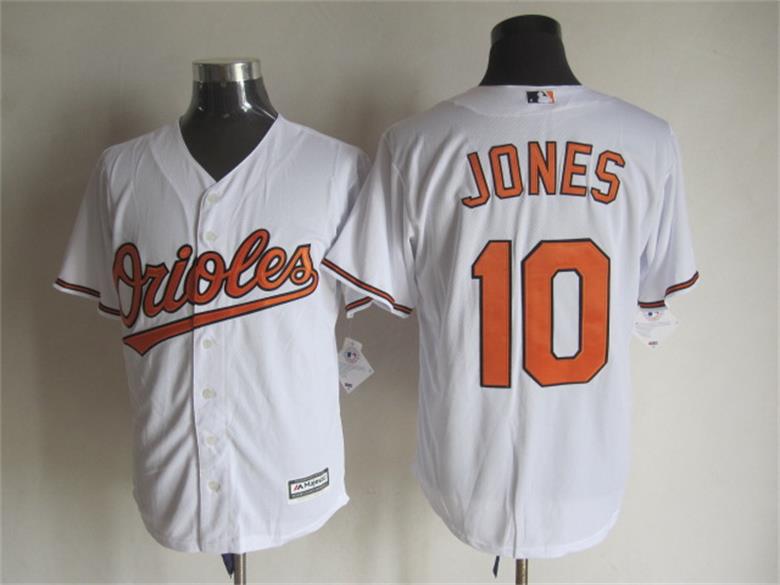 Majestic Baltimore Orioles #10 Adam Jones White MLB Stitched Jerseys,We sell and wholesale Majestic Baltimore Orioles #10 Adam Jones White MLB Stitched Jerseys on line form chian!