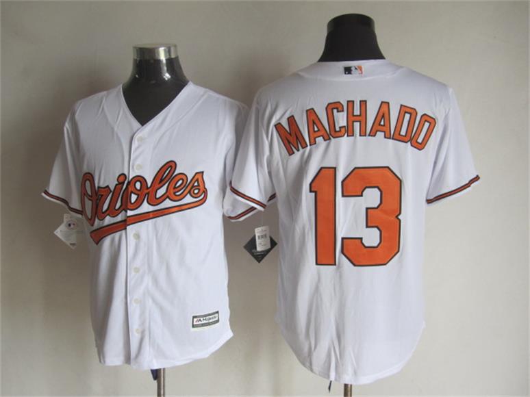 Majestic Baltimore Orioles #13 Manny Machado White MLB Stitched Jerseys,We sell and wholesale Majestic Baltimore Orioles #13 Manny Machado White MLB Stitched Jerseys on line form chian!