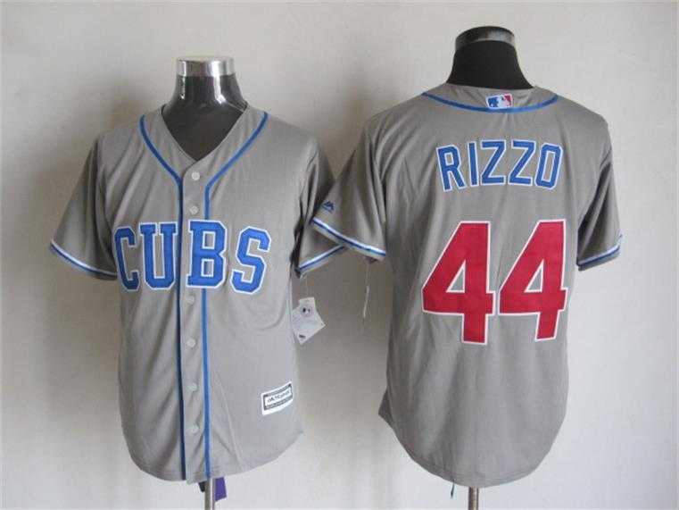 Majestic Chicago Cubs #44 Anthony Rizzo Gray MLB Stitched Jerseys,We sell and wholesale Majestic Chicago Cubs #44 Anthony Rizzo Gray MLB Stitched Jerseys on line form chian!