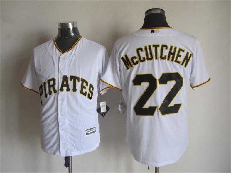 Majestic Pittsburgh Pirates #22 Andrew McCutchen White MLB Stitched Jerseys,We sell and wholesale Majestic Pittsburgh Pirates #22 Andrew McCutchen White MLB Stitched Jerseys on line form chian!
