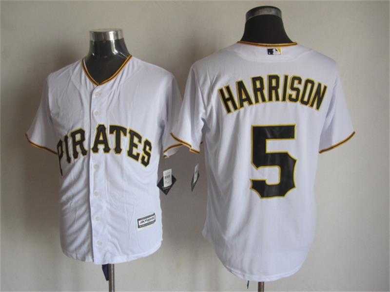 Majestic Pittsburgh Pirates #5 Josh Harrison White MLB Stitched Jerseys,We sell and wholesale Majestic Pittsburgh Pirates #5 Josh Harrison White MLB Stitched Jerseys on line form chian!
