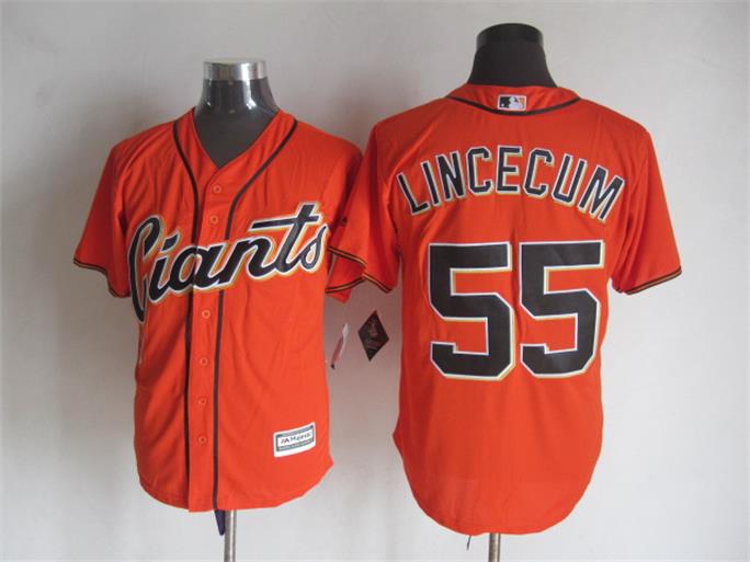Majestic San Francisco Giants #55 Tim Lincecum Orange MLB Stitched Jerseys,We sell and wholesale Majestic San Francisco Giants #55 Tim Lincecum Orange MLB Stitched Jerseys on line form chian!