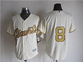 Majestic San Francisco Giants #8 Hunter Pence Cream MLB Stitched Jerseys,baseball caps,new era cap wholesale,wholesale hats