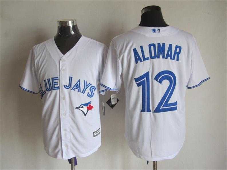 Majestic Toronto Blue Jays #12 Alomar White MLB Stitched Jerseys,We sell and wholesale Majestic Toronto Blue Jays #12 Alomar White MLB Stitched Jerseys on line form chian!