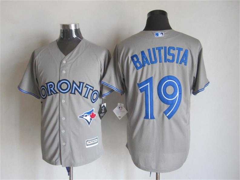 Majestic Toronto Blue Jays #19 Jose Bautista Gray MLB Stitched Jerseys,We sell and wholesale Majestic Toronto Blue Jays #19 Jose Bautista Gray MLB Stitched Jerseys on line form chian!