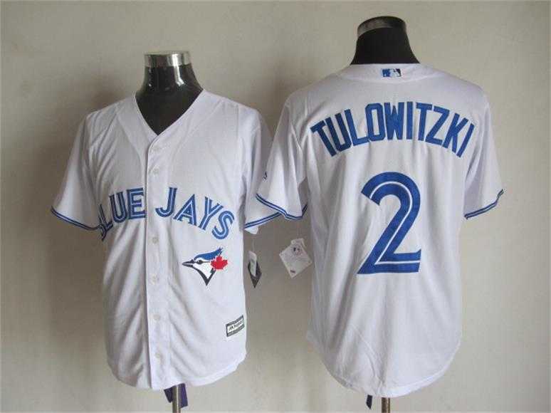 Majestic Toronto Blue Jays #2 Tulowitzki White MLB Stitched Jerseys,We sell and wholesale Majestic Toronto Blue Jays #2 Tulowitzki White MLB Stitched Jerseys on line form chian!