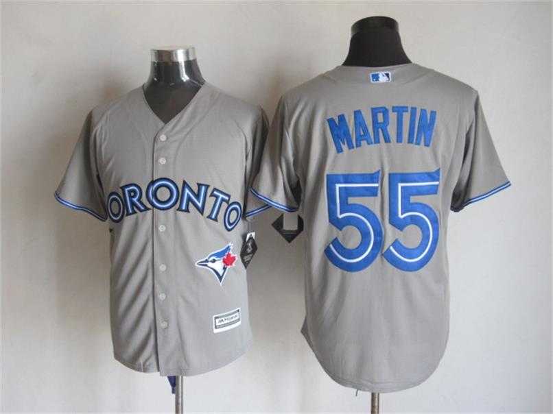 Majestic Toronto Blue Jays #55 Russell Martin Gray MLB Stitched Jerseys,We sell and wholesale Majestic Toronto Blue Jays #55 Russell Martin Gray MLB Stitched Jerseys on line form chian!