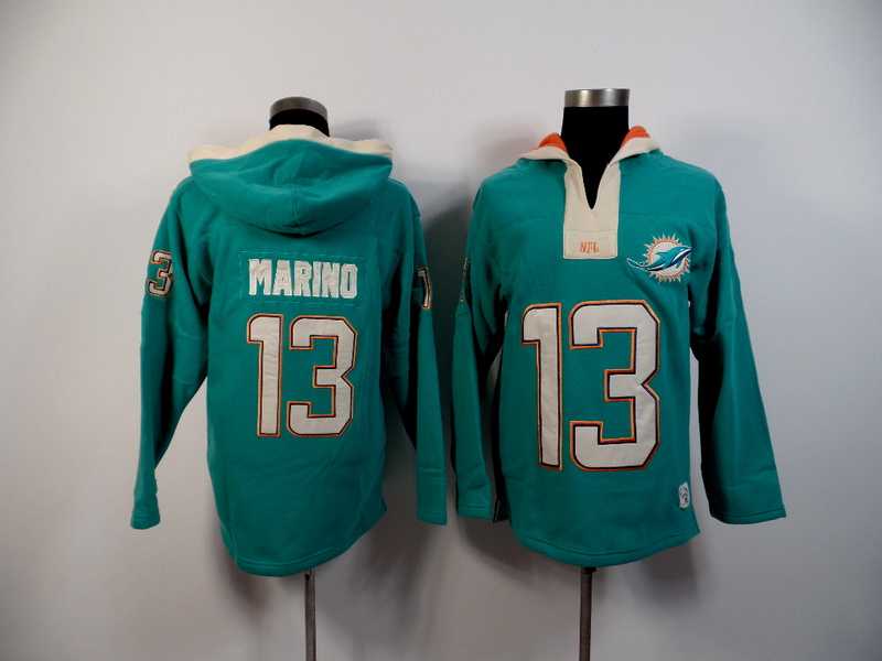 Miami Dolphins #13 Dan Marino Green 2015 New Stitched Hoodie,We sell and wholesale Miami Dolphins #13 Dan Marino Green 2015 New Stitched Hoodie on line form chian!