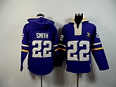 Minnesota Vikings #22 Harrison Smith Purple 2015 New Stitched Hoodie,baseball caps,new era cap wholesale,wholesale hats