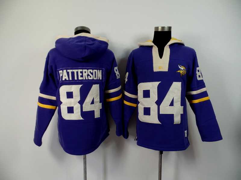 Minnesota Vikings #84 Cordarrelle Patterson Purple 2015 New Stitched Hoodie,We sell and wholesale Minnesota Vikings #84 Cordarrelle Patterson Purple 2015 New Stitched Hoodie on line form chian!