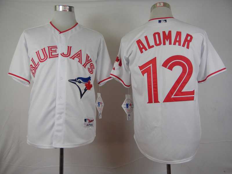 Toronto Blue Jays #12 Alomar 2015 White Cool Base Jerseys,We sell and wholesale Toronto Blue Jays #12 Alomar 2015 White Cool Base Jerseys on line form chian!
