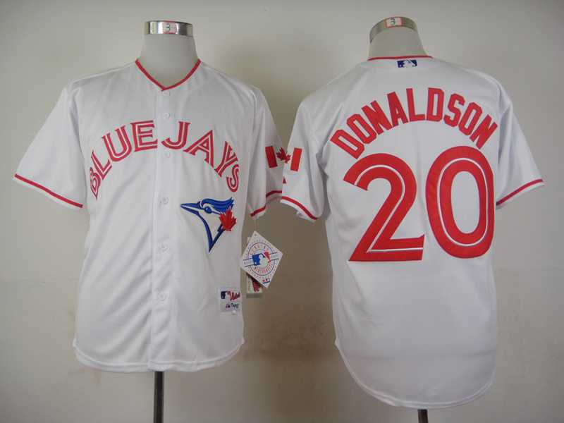 Toronto Blue Jays #20 Josh Donaldson 2015 White Cool Base Jerseys,We sell and wholesale Toronto Blue Jays #20 Josh Donaldson 2015 White Cool Base Jerseys on line form chian!