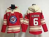 Washington Nationals #6 Rendon Red Stitched Hoodie,baseball caps,new era cap wholesale,wholesale hats